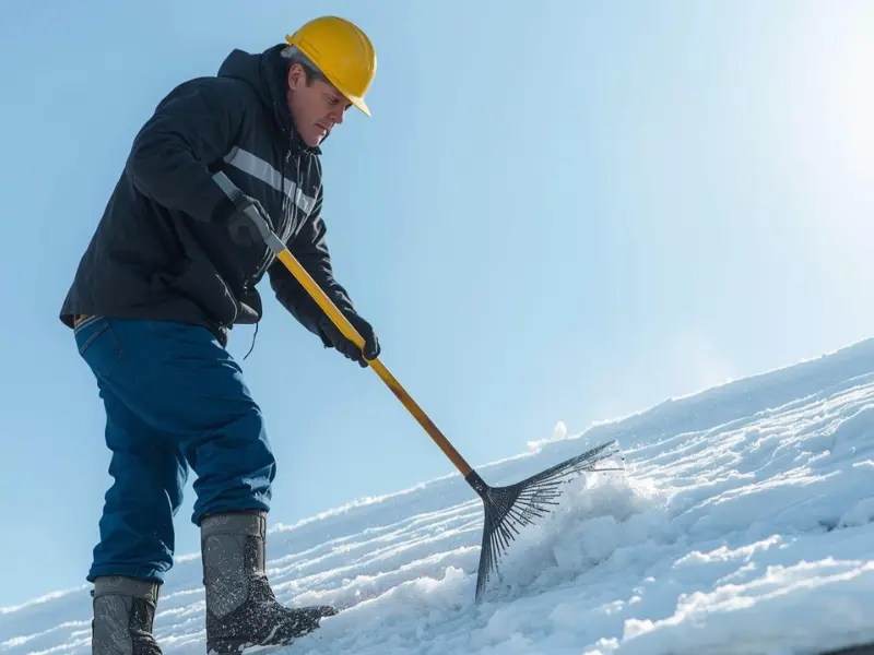 Immediate Actions: How to Remove an Ice Dam Safely