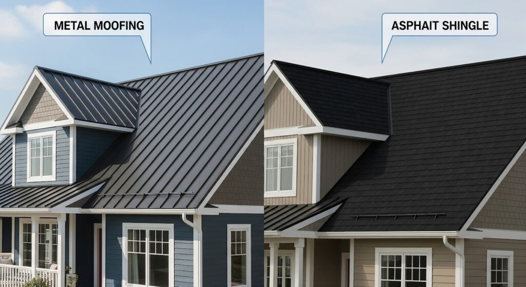 Benefits of Metal Roof vs Shingles