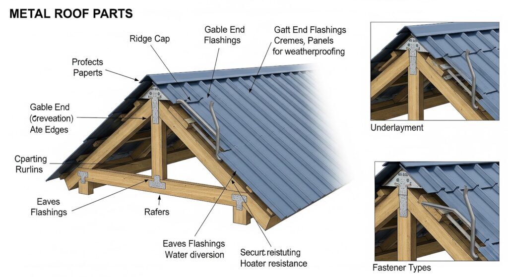Metal Roof Components