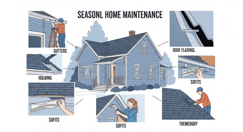 How to Maintain Different Roof Parts
