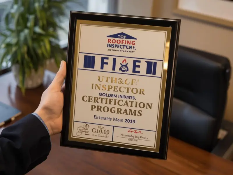Top Roofing Inspector Certification Programs