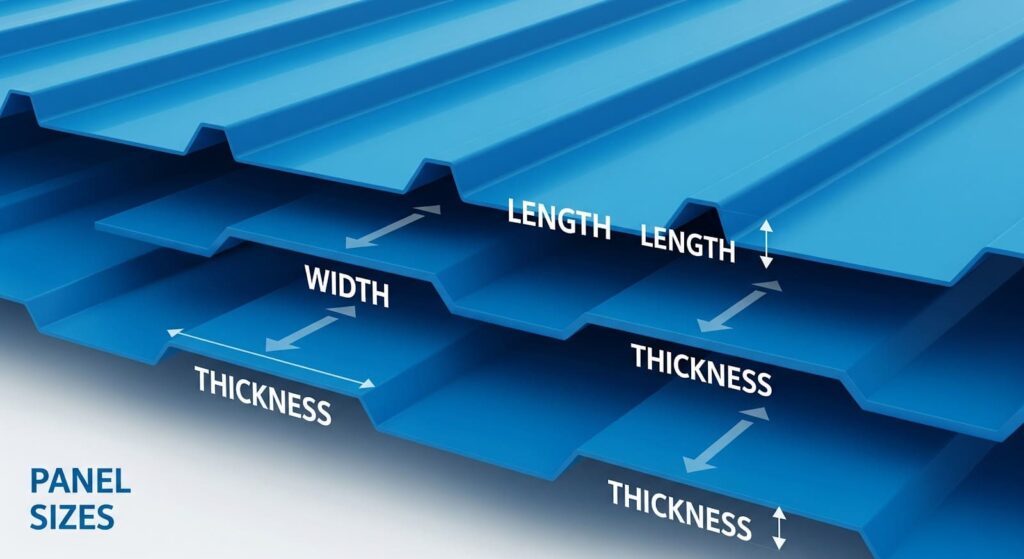 What Are Metal Roof Panel Sizes