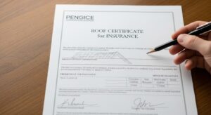 roof Certificate for Insurance