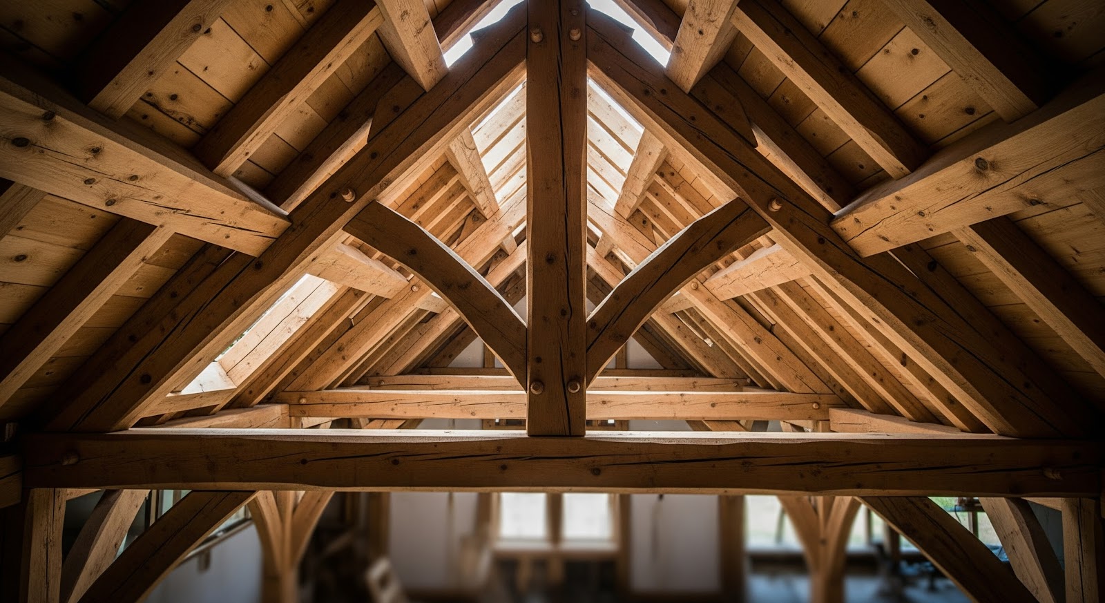 Wood Roof Structure