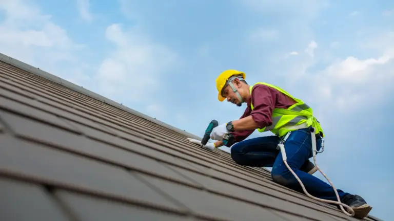 how to fix a flat roof