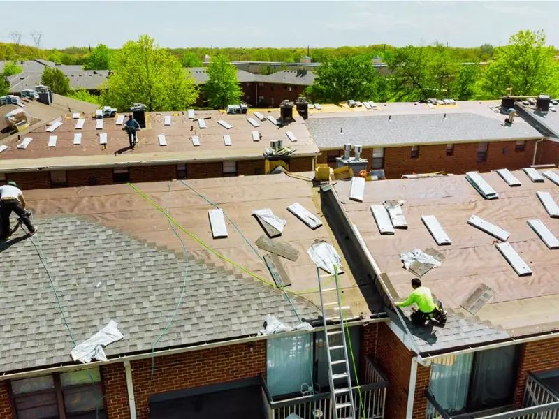 swelling of the roof repair